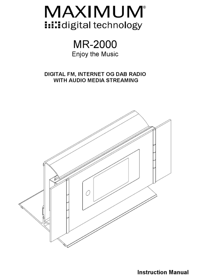 Maximum MR-2000 User manual