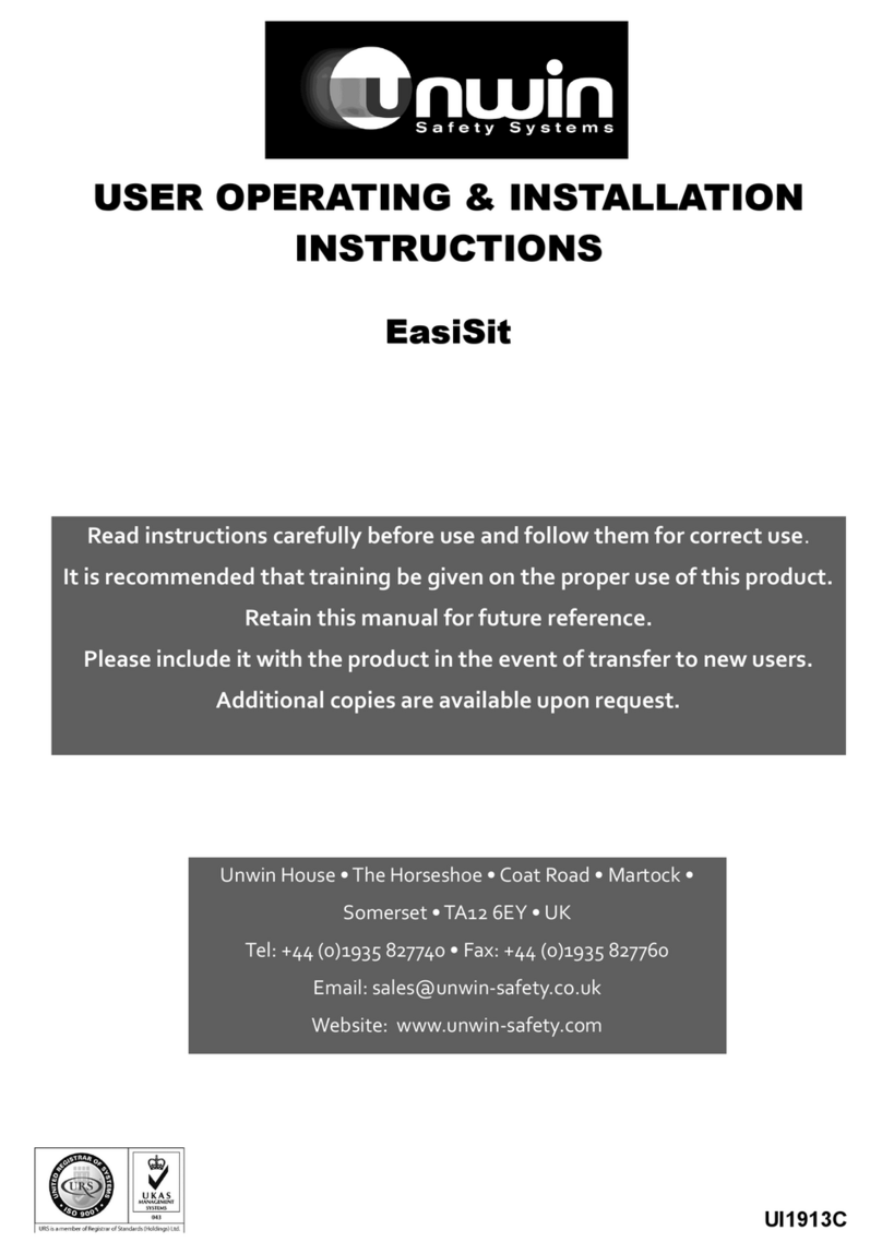 Unwin EasiSit User manual Unwin EasiSit User manual