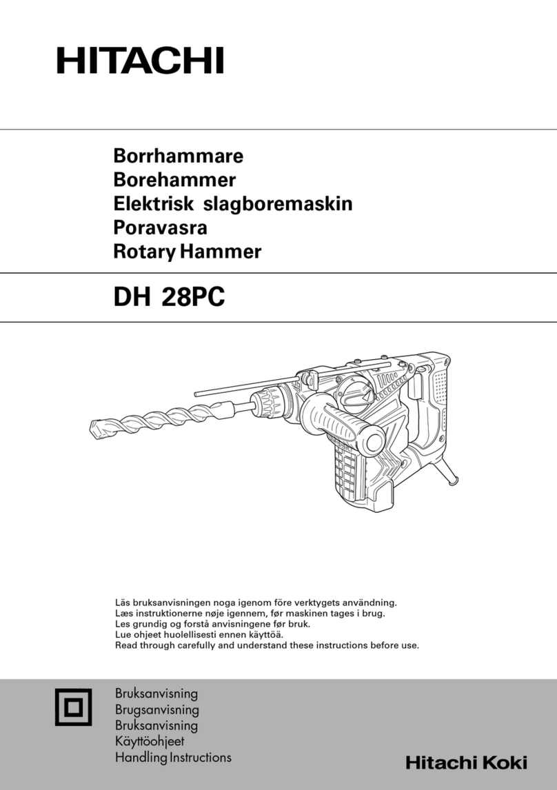 Hitachi DH 28PC User manual