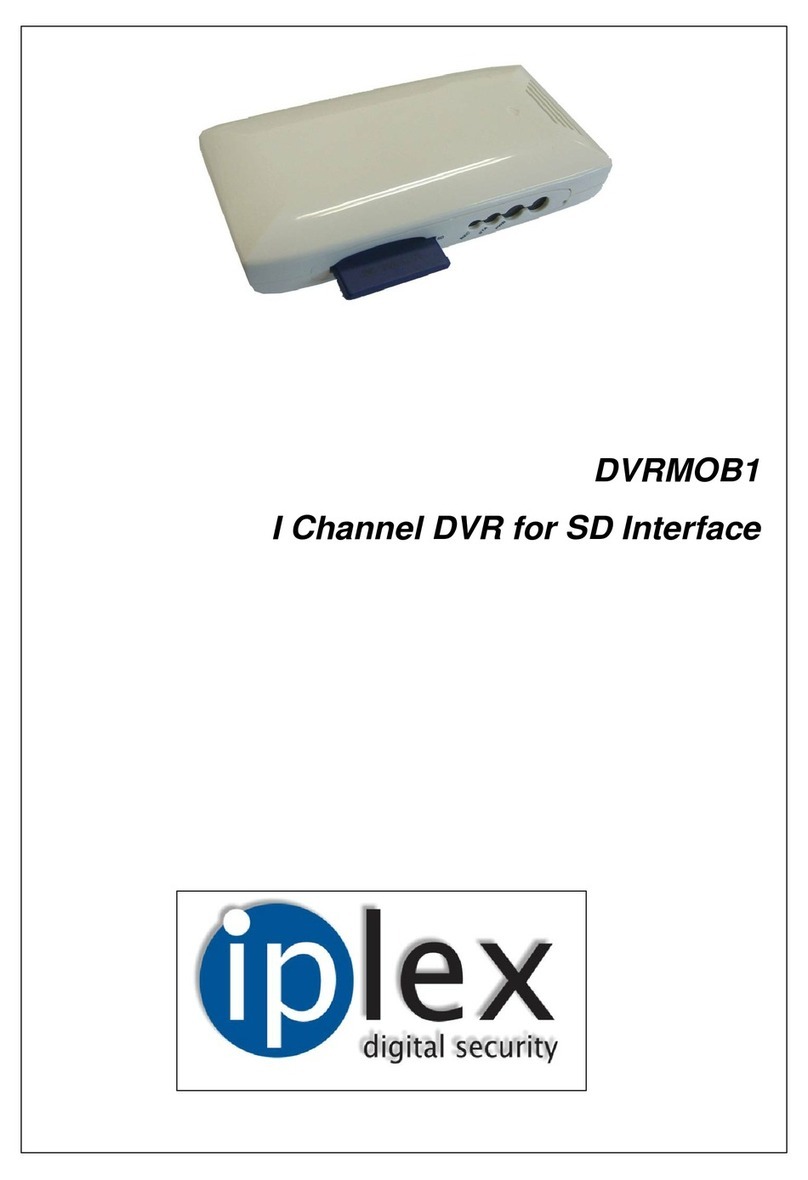 iplex DVRMOB1 Installation instructions