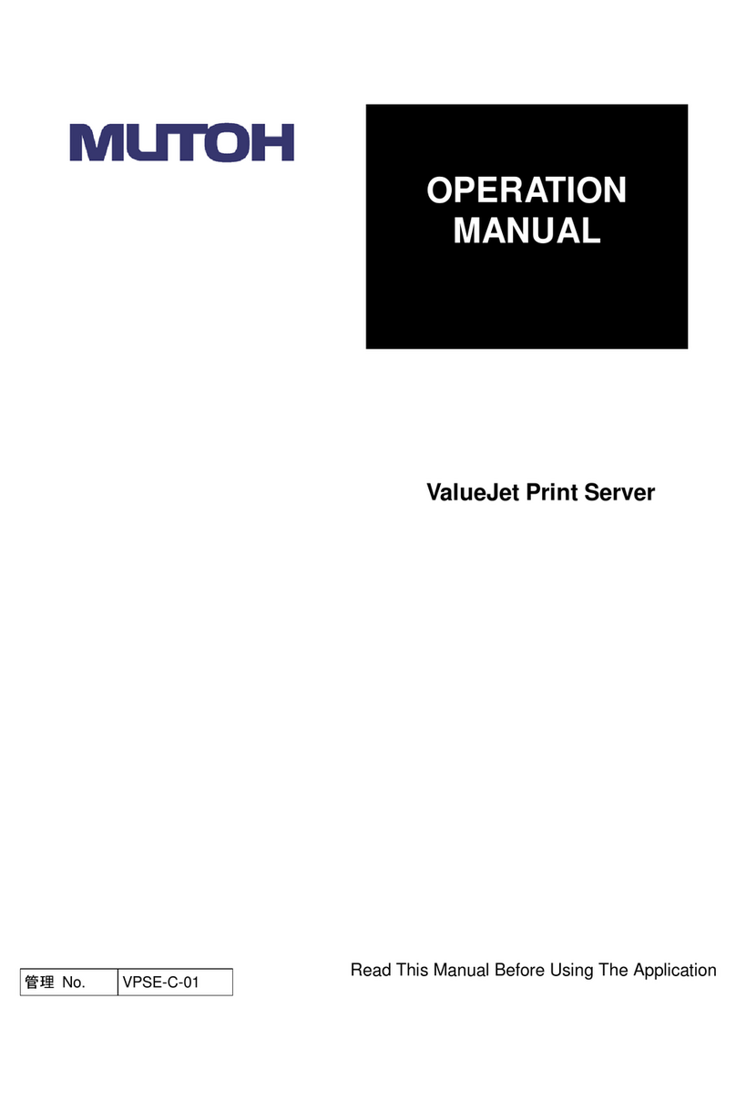 Muton ValueJet User manual Muton ValueJet User manual