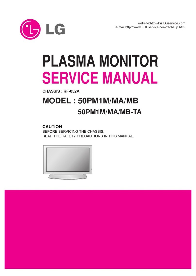 LG 50PM1M -  - 50" Plasma Panel Service manual