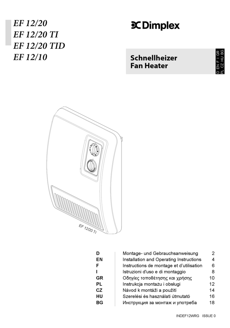 Dimplex EF 12/20 TI User manual