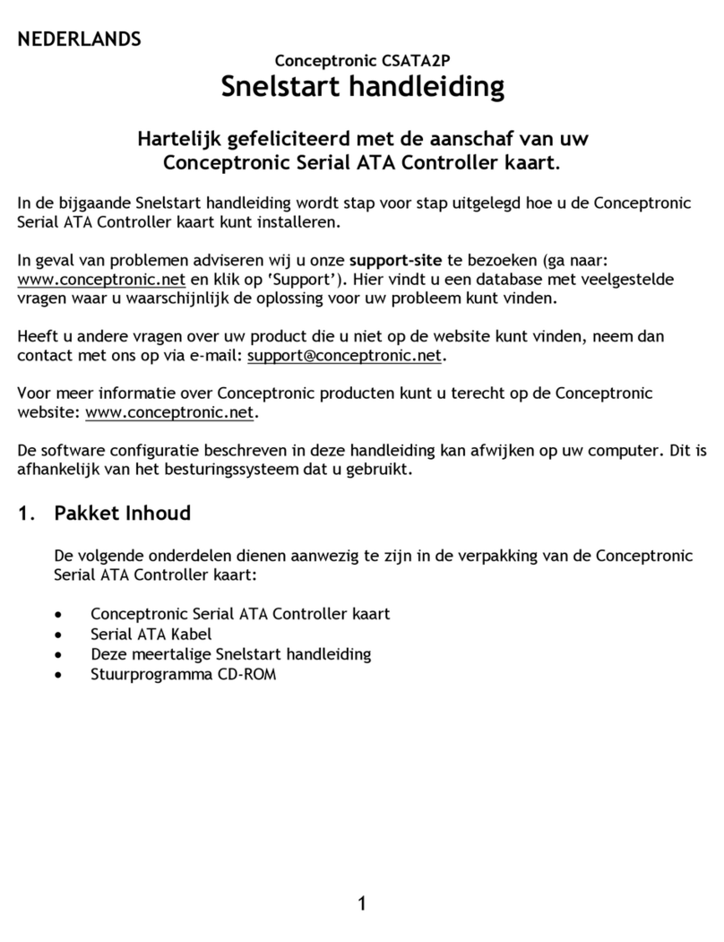 Conceptronic CSATA2P User manual