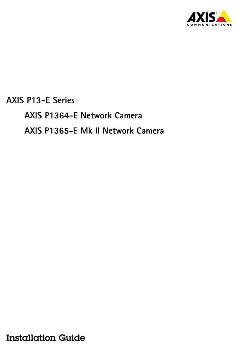 Axis P1364-E User manual