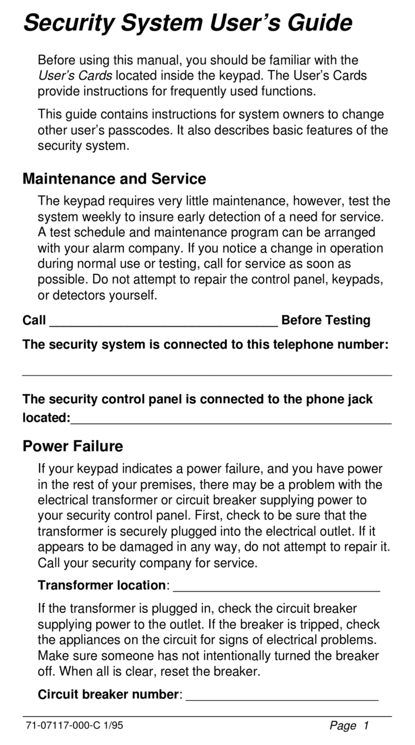 Bosch D2000 User manual