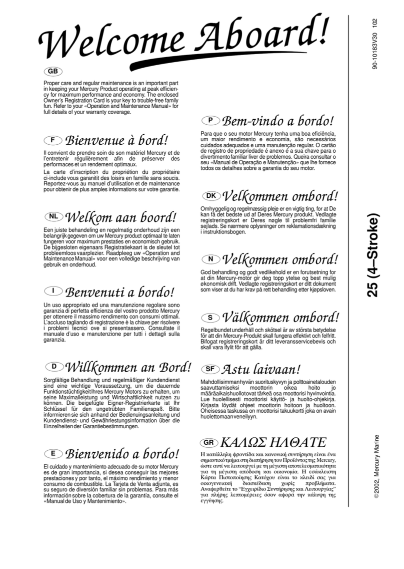 Mercury FourStroke 2.5 User manual
