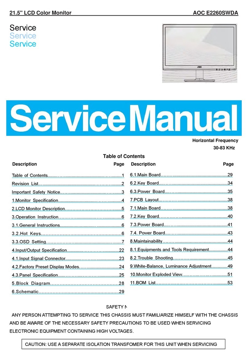 AOC e2260Swda User manual
