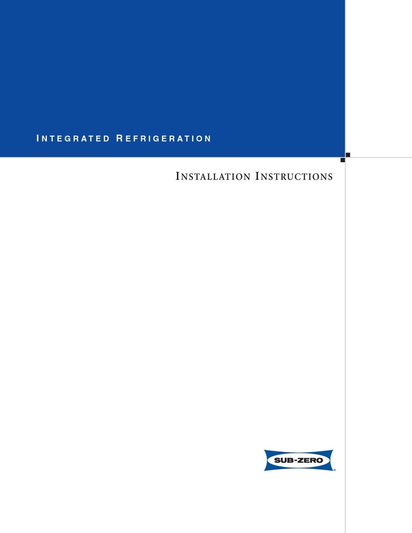 Sub-Zero 736TR User manual