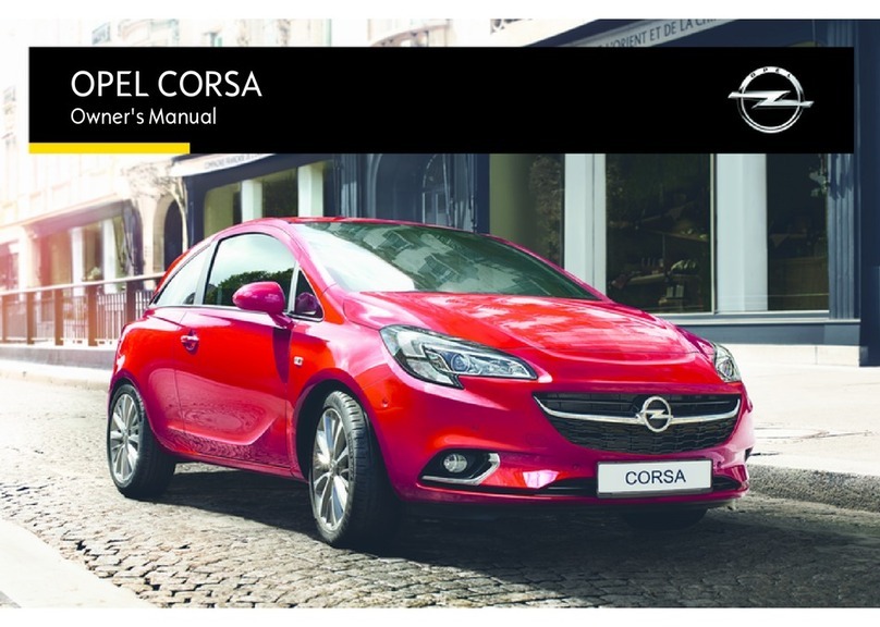 Opel CORSA User manual