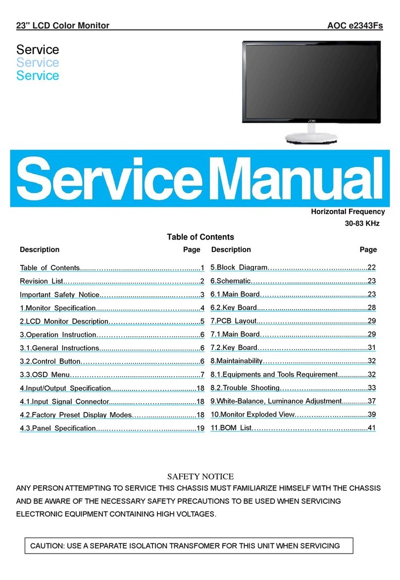 AOC E2343FS - User manual