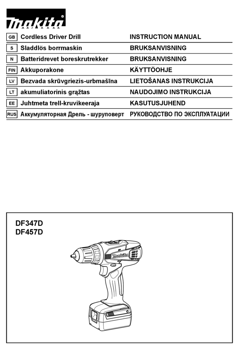 Makita DF347D User manual
