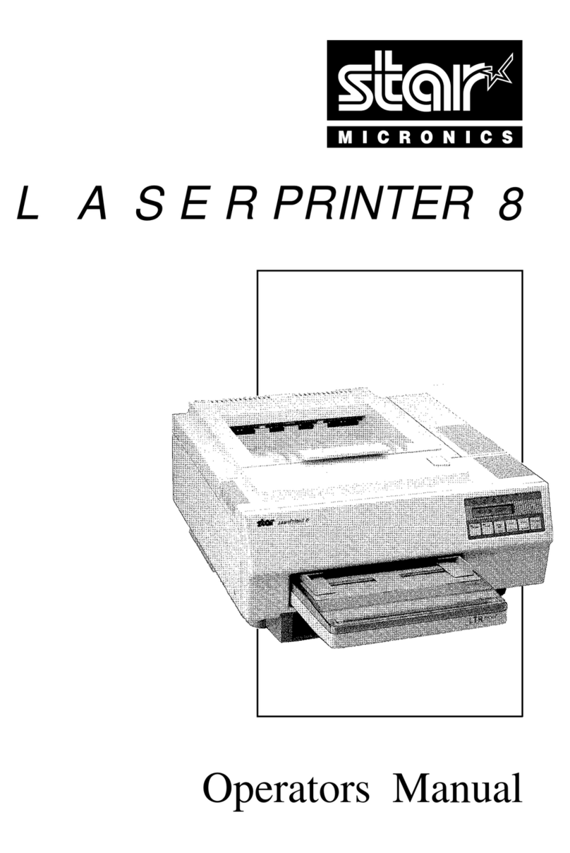 Star Micronics LaserPrinter 8 User manual