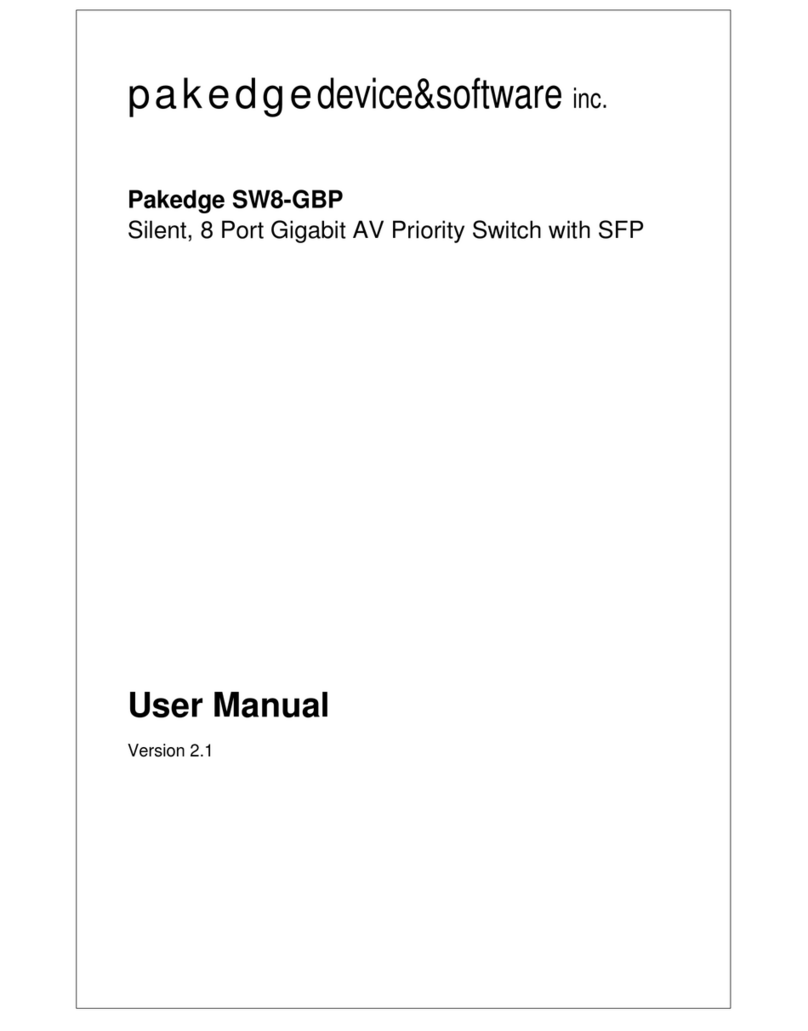 Pakedge SW8-GBP User manual