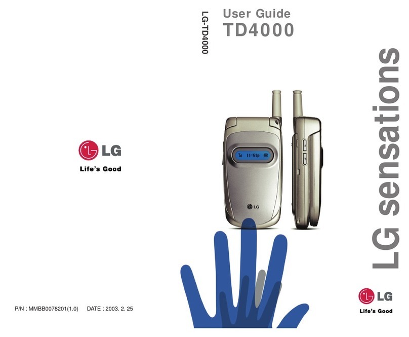 LG TD4000 User manual
