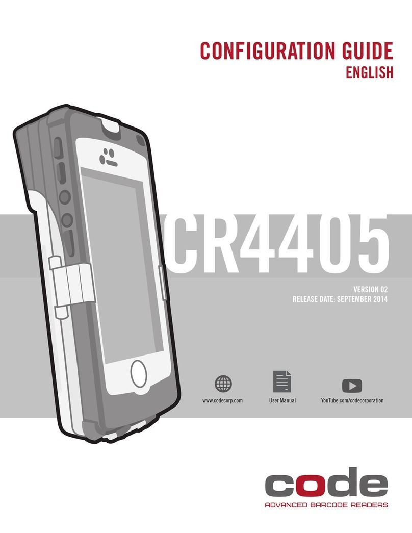 Code CR4405 User manual