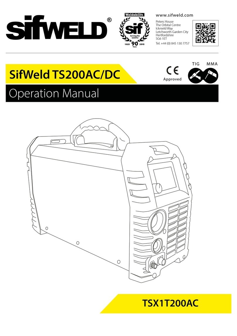 SifWeld TS200AC/DC TSX1T200AC User manual