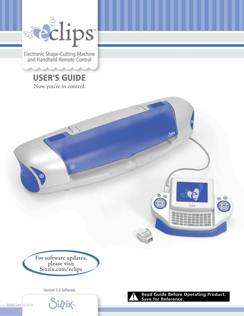 SIZZIX Eclips User manual