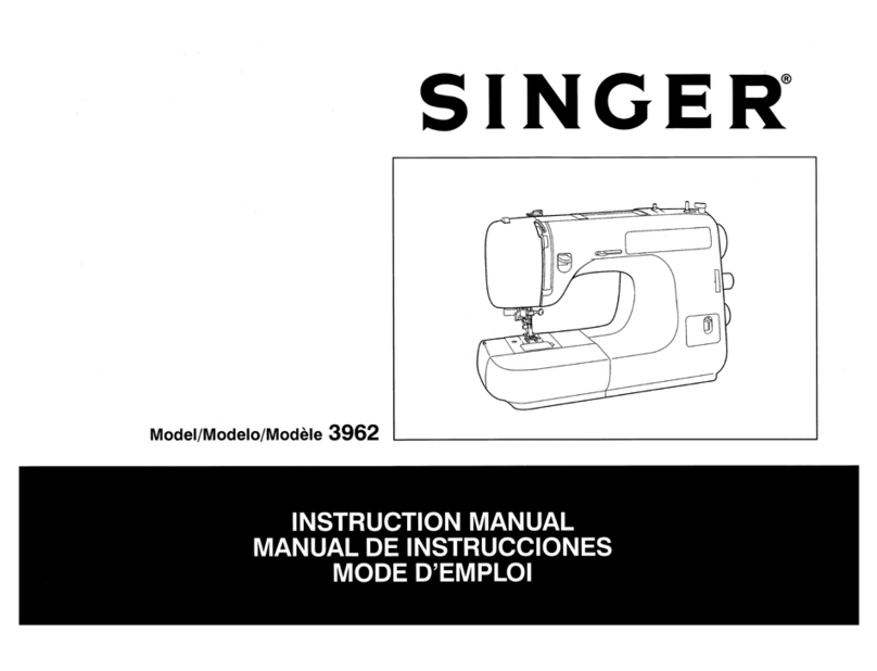 Singer 3962 User manual