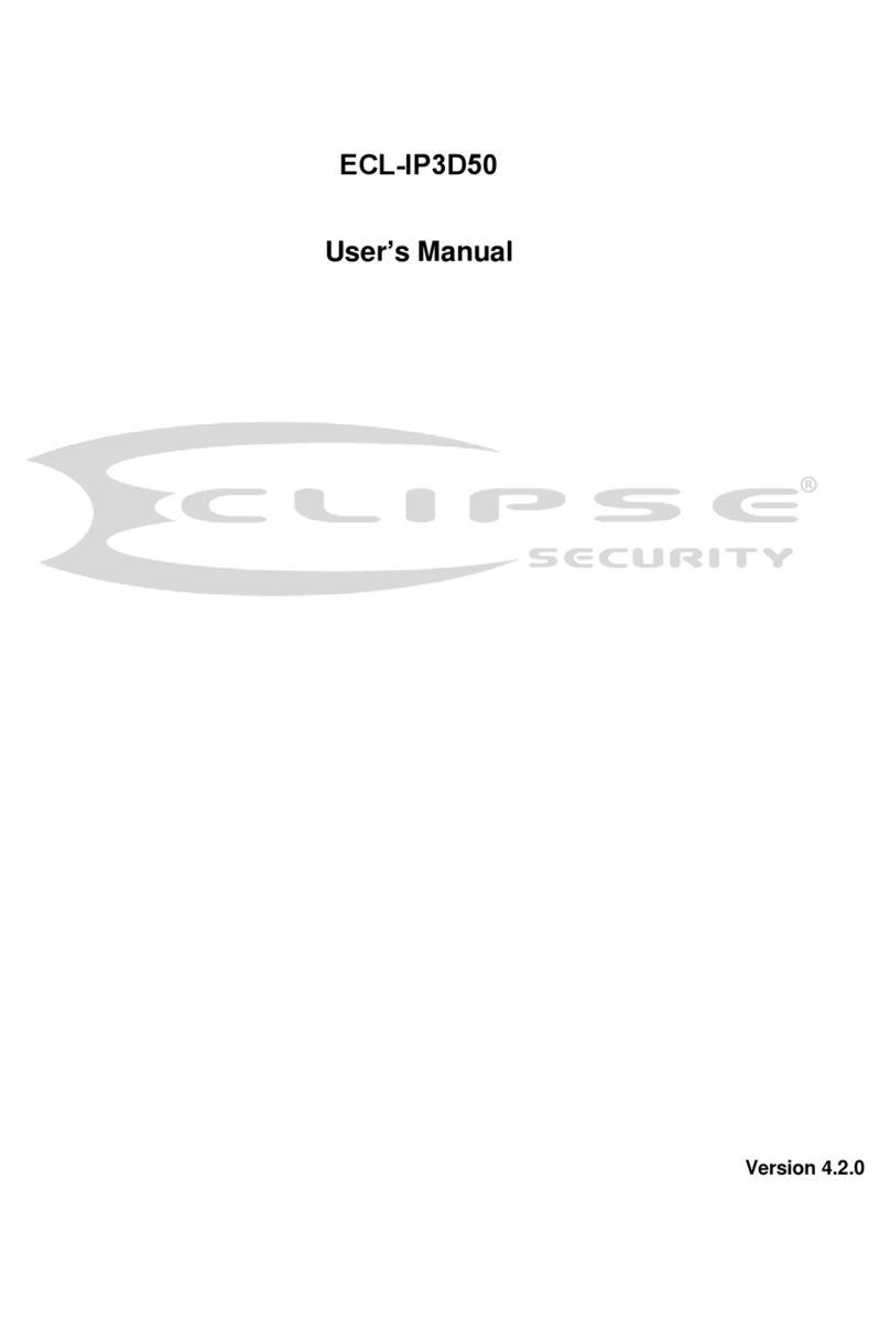 Eclipse Security ECL-IP3D50 User manual