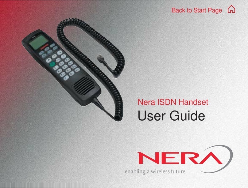 Nera ISDN User manual