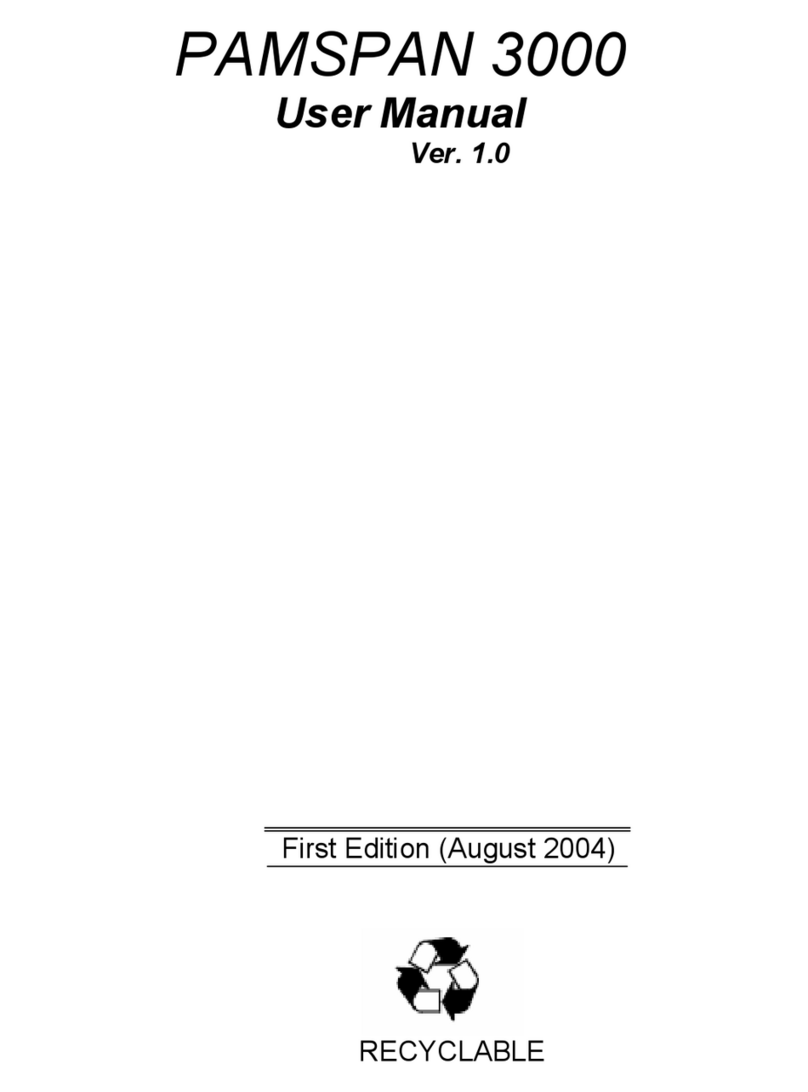 CCOM PAMSPAN 3000 User manual