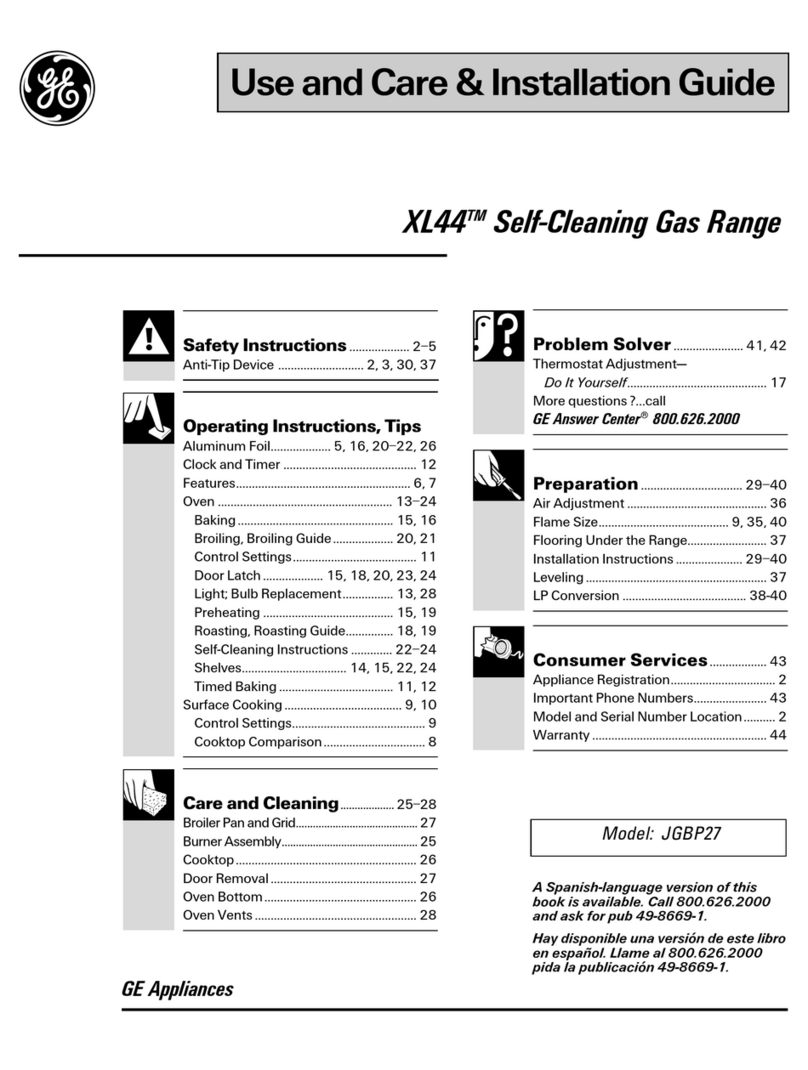 GE JGBP27 Training manual