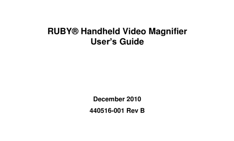 Freedom Scientific Ruby User manual Freedom Scientific Ruby User manual
