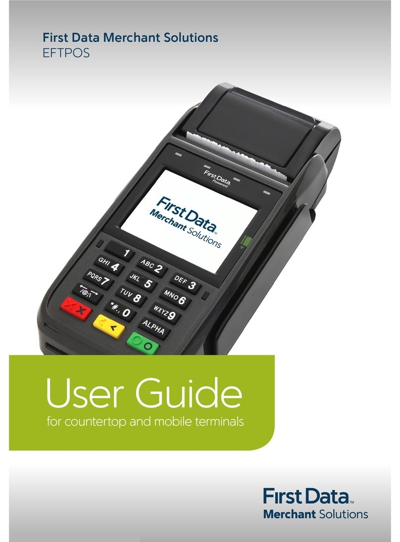 First Data EFTPOS User manual