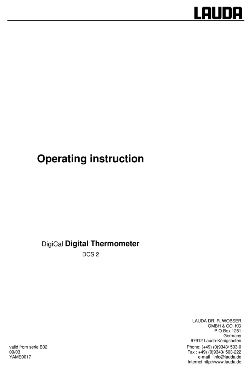 Lauda DCS2 User manual