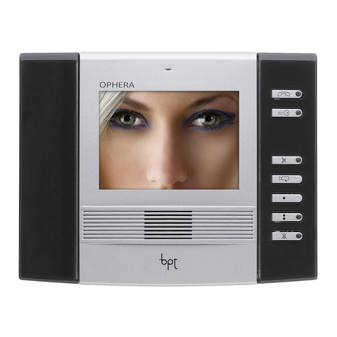 Bpt OPHERA User manual