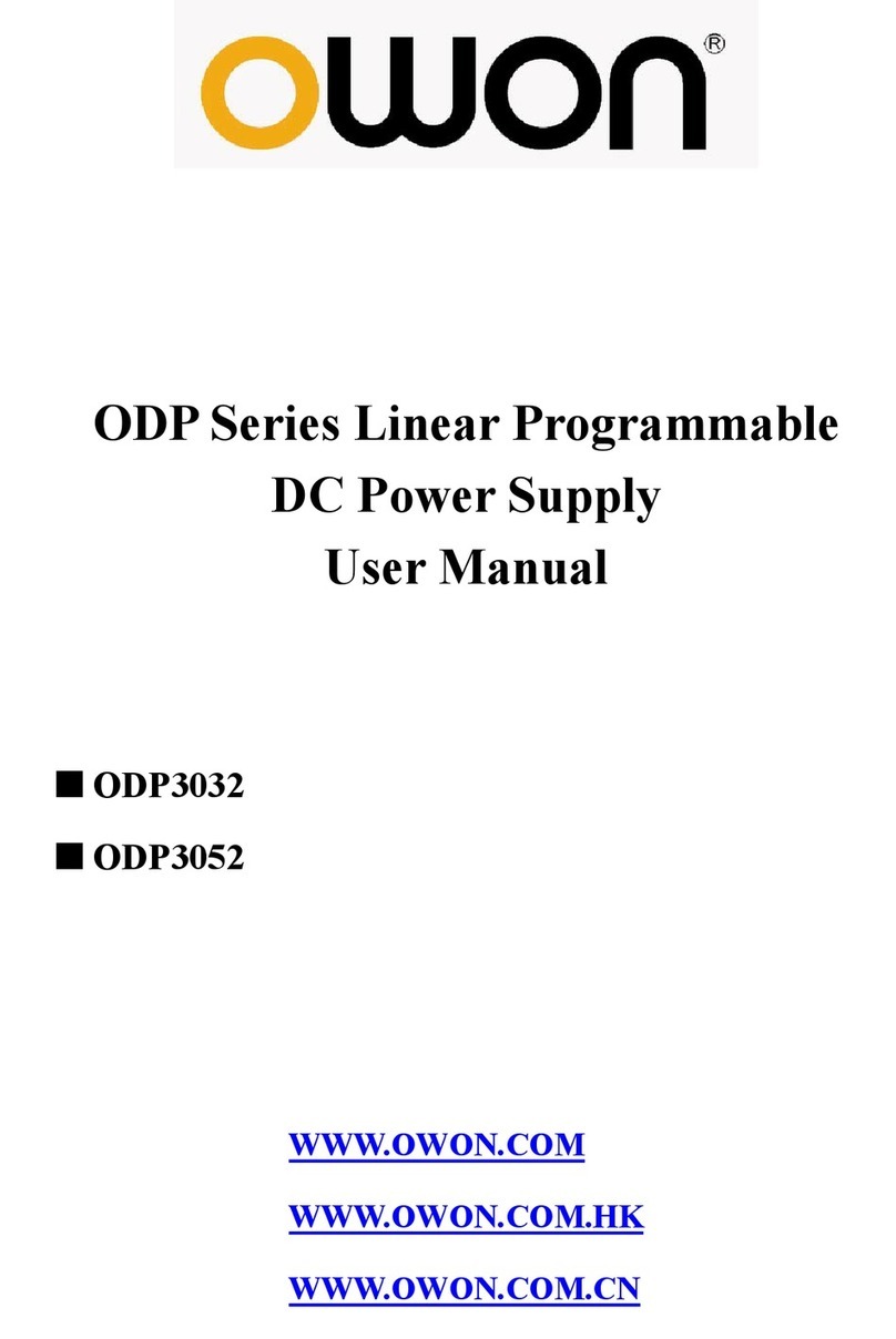 Owon ODP3032 User manual