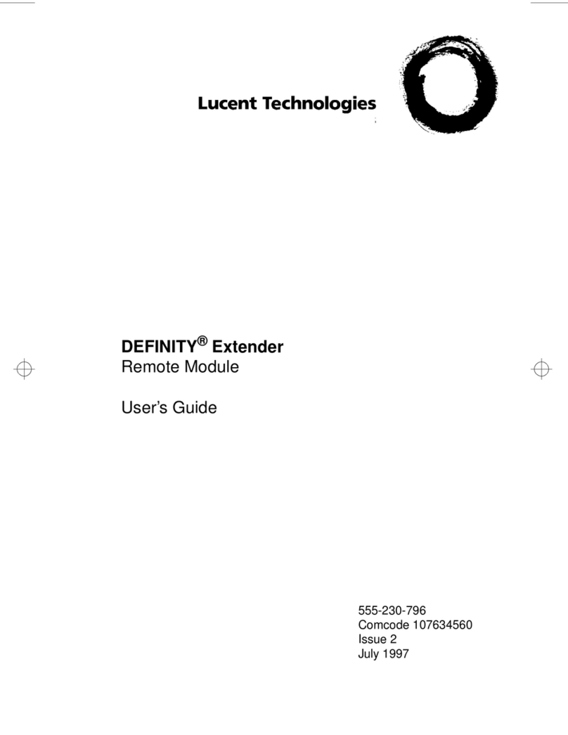 Lucent Technologies DEFINITY Guide User manual
