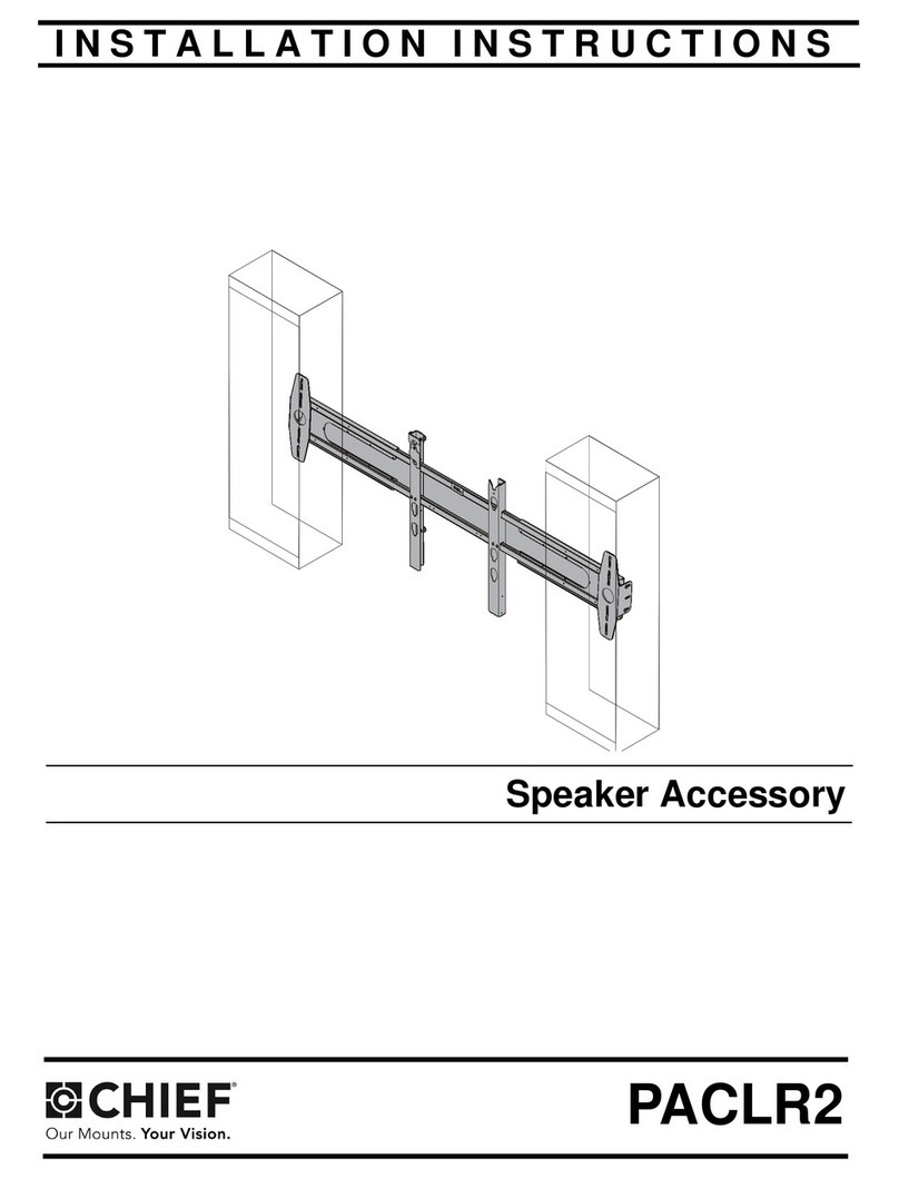 CHIEF PACLR2 User manual