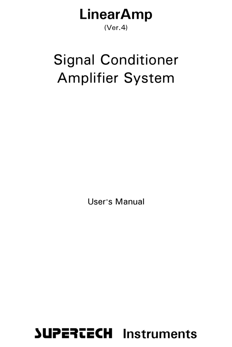 Supertech instruments LinearAmp User manual