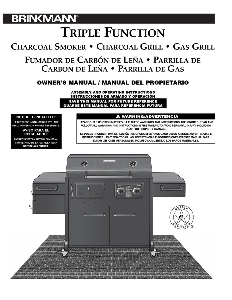 Brinkmann TRIPLE FUNCTION User manual Brinkmann TRIPLE FUNCTION User manual