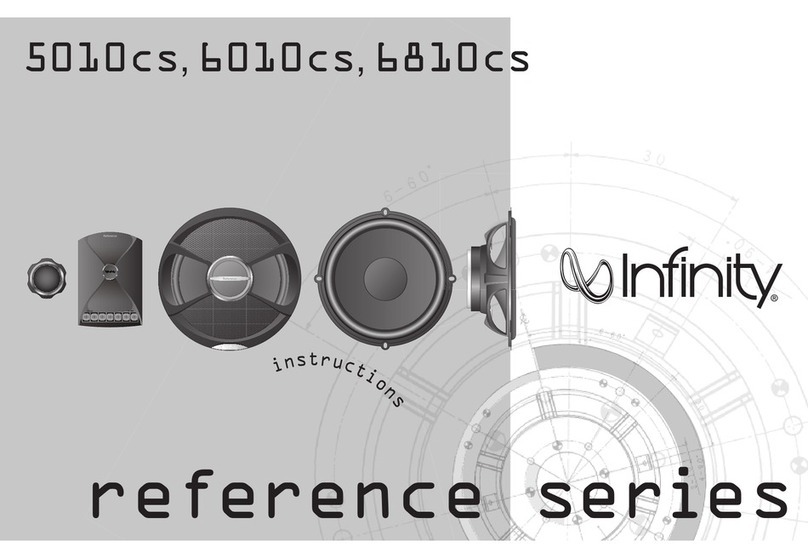 Infinity Reference 5010cs User manual