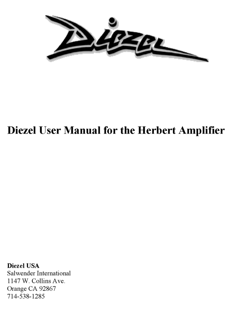 Diezel Herbert User manual