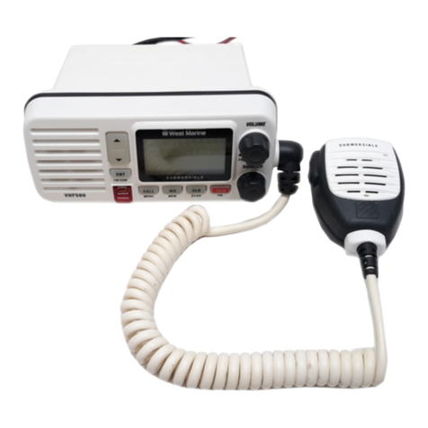 West Marine VHF580 User manual