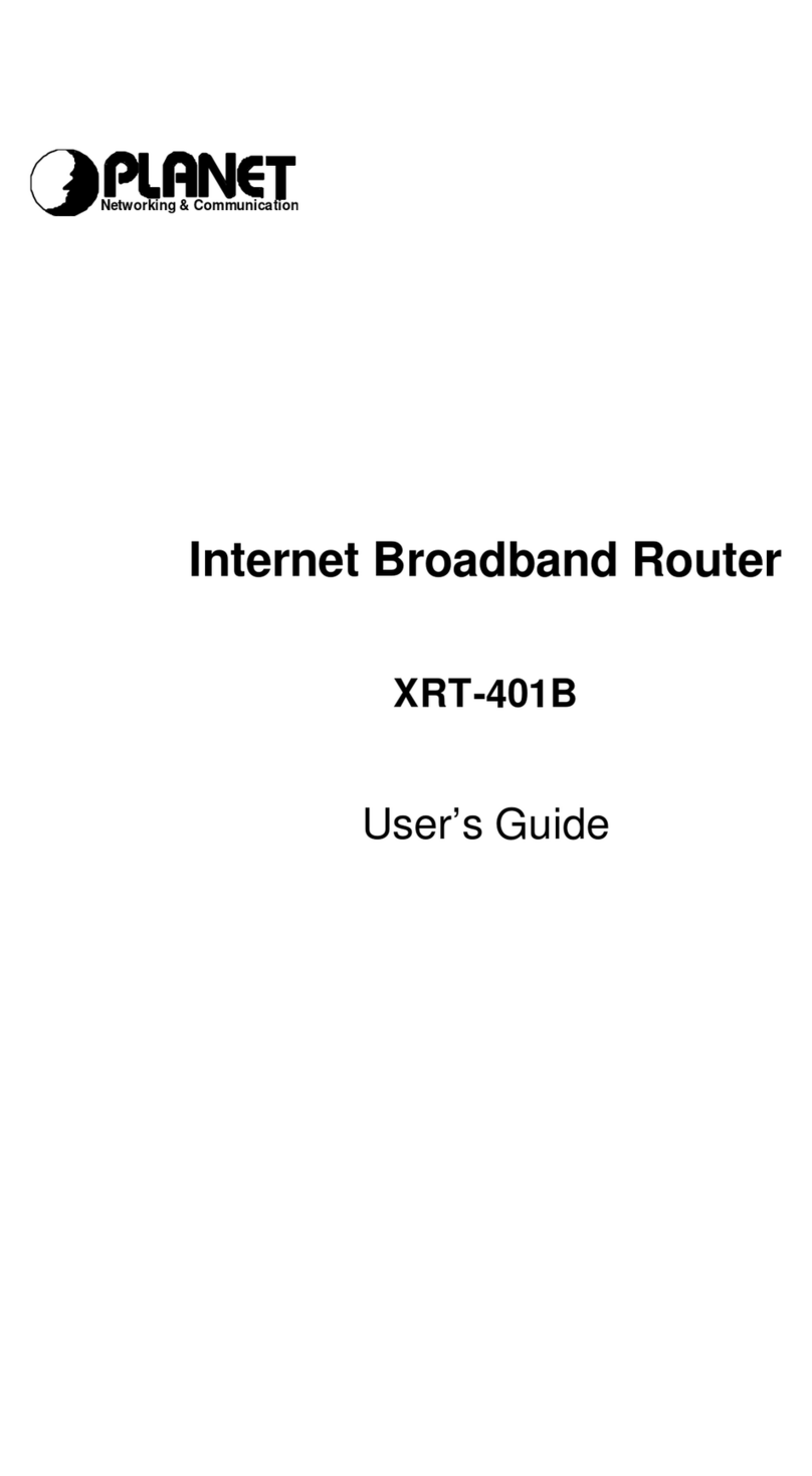 Planet XRT-401B User manual