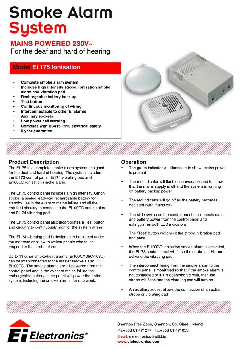 Ei Electronics Ei175 Ionisation User manual