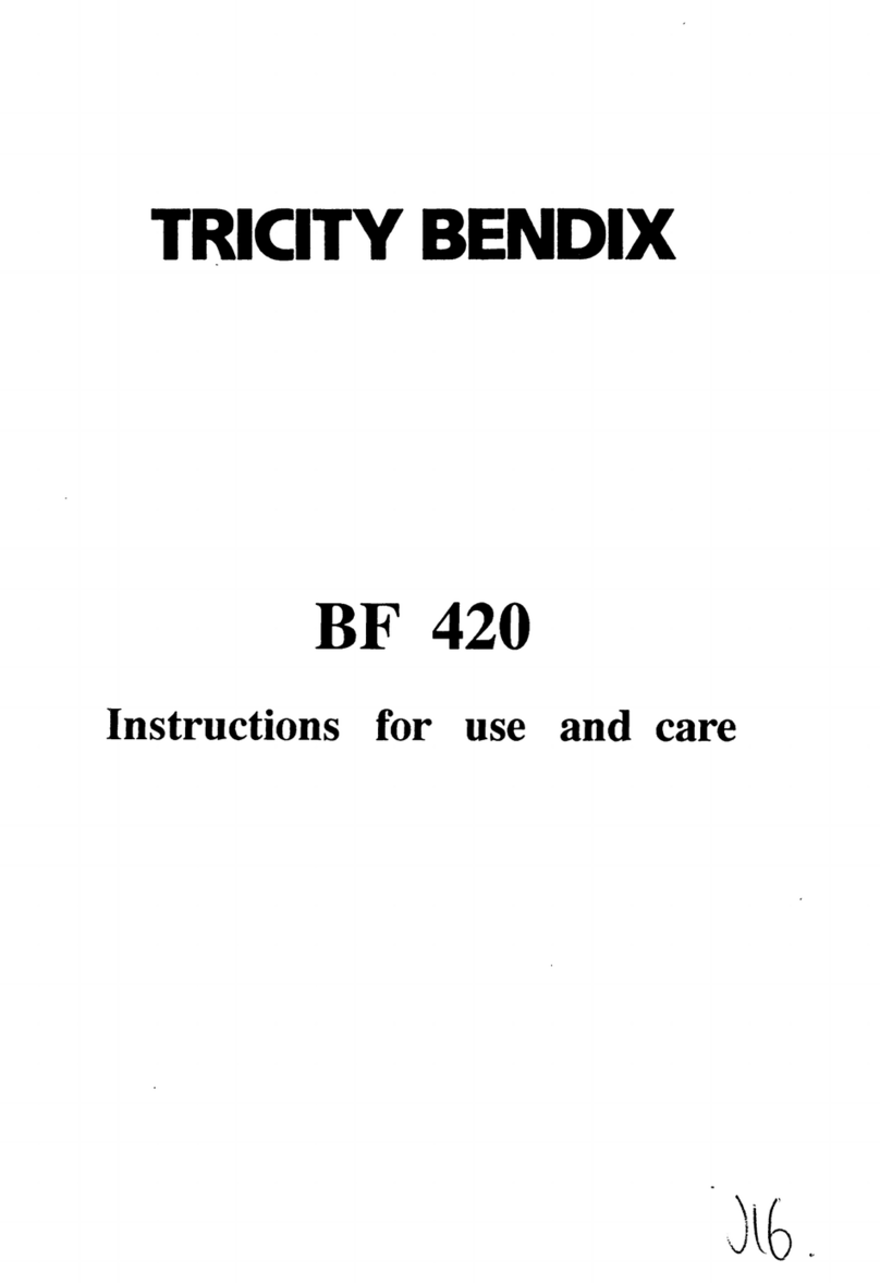 Tricity Bendix BF 420 Assembly instructions