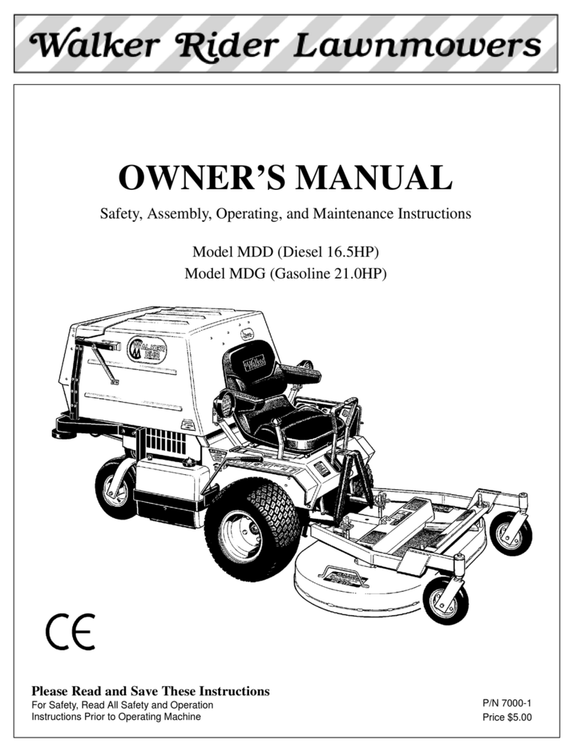 Walker MDD User manual