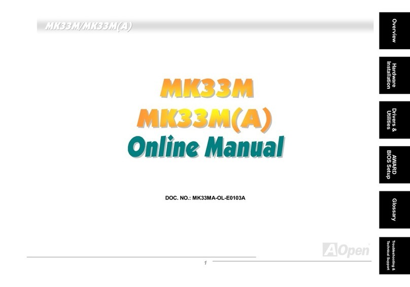 AOpen Manual User manual