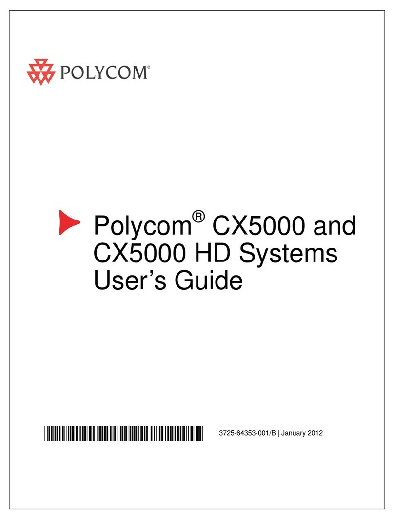 Polycom CX5000 User manual