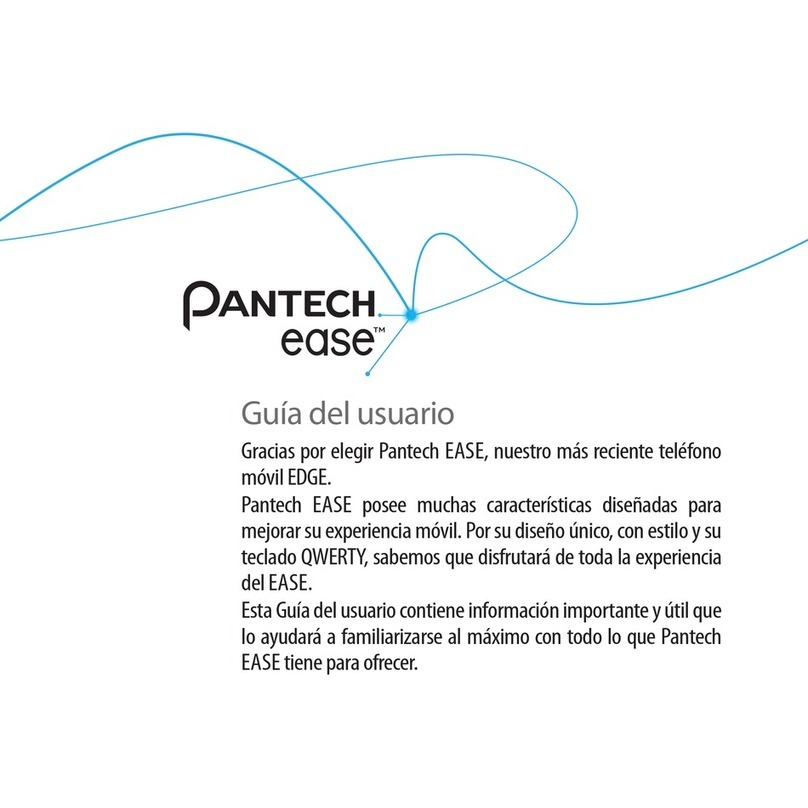Pantech Ease Quick start guide Pantech Ease Quick start guide
