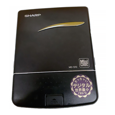 Sharp MD-S10A Assembly instructions