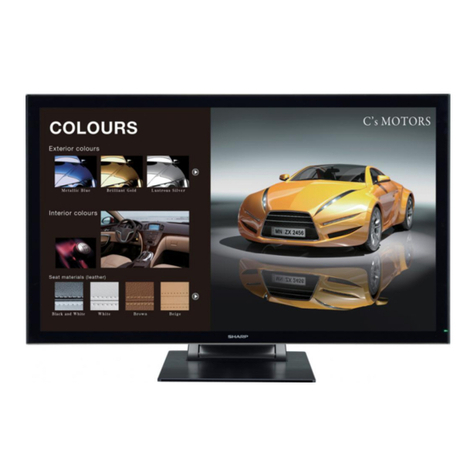 Sharp TOUCH DISPLAY User manual