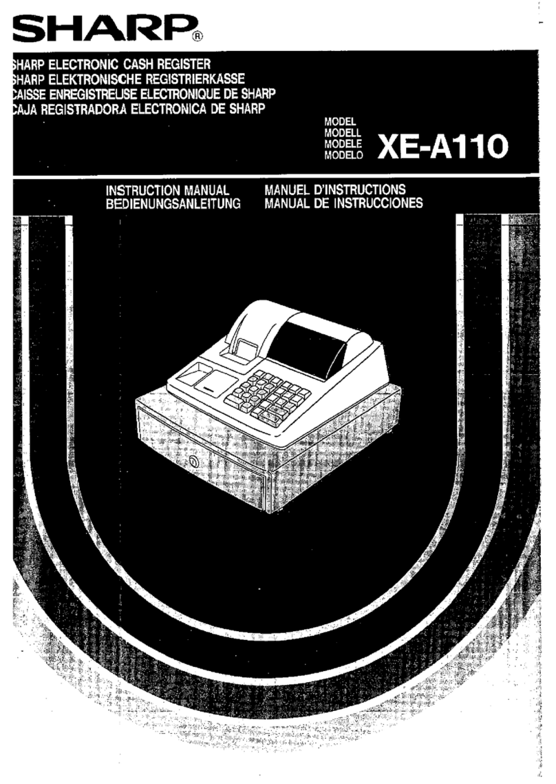 Sharp XE-A110 Quick start guide
