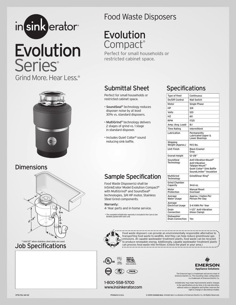 InSinkErator Evolution Compact Guide